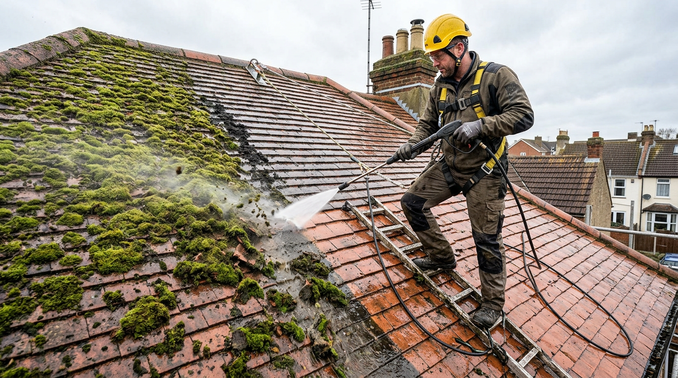 Roof Cleaning & Moss Removal example 1